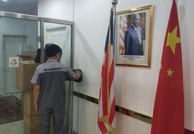 太阳集团tyc4633产品获得国际青睐丨利比里亚驻华大使馆项目已成功安装并通过安全验收